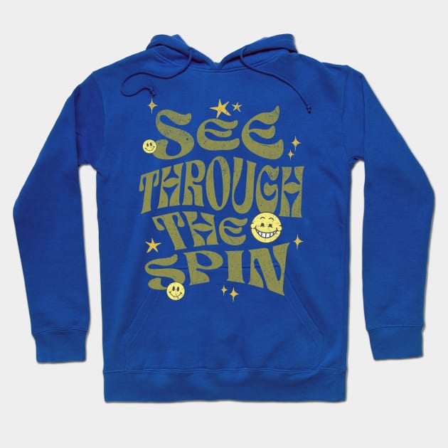 See Through the Spin Hoodie by Pixels, Prints & Patterns